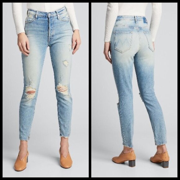 💕MOTHER SUPERIOR💕 Super Stunner Ankle Jeans Say Amen Again! 26 *Missing Button - Picture 2 of 16